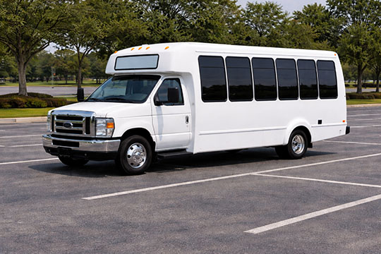 20-passenger minibus available for charter in Lewisville, TX