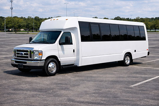 25-passenger minibus available for charter in Lewisville, TX